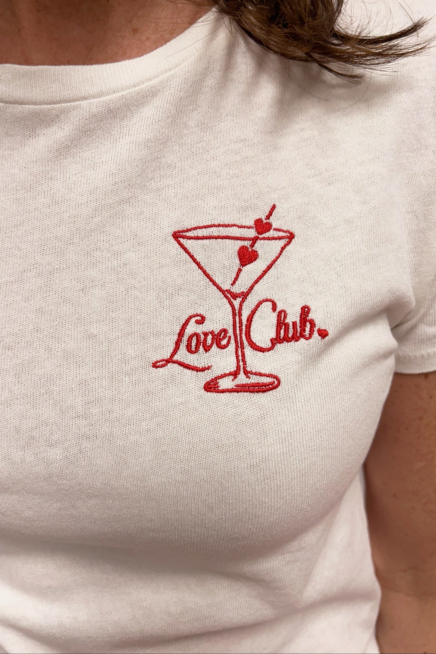 Z Supply Love Club Daytrip Tee - Sea Salt