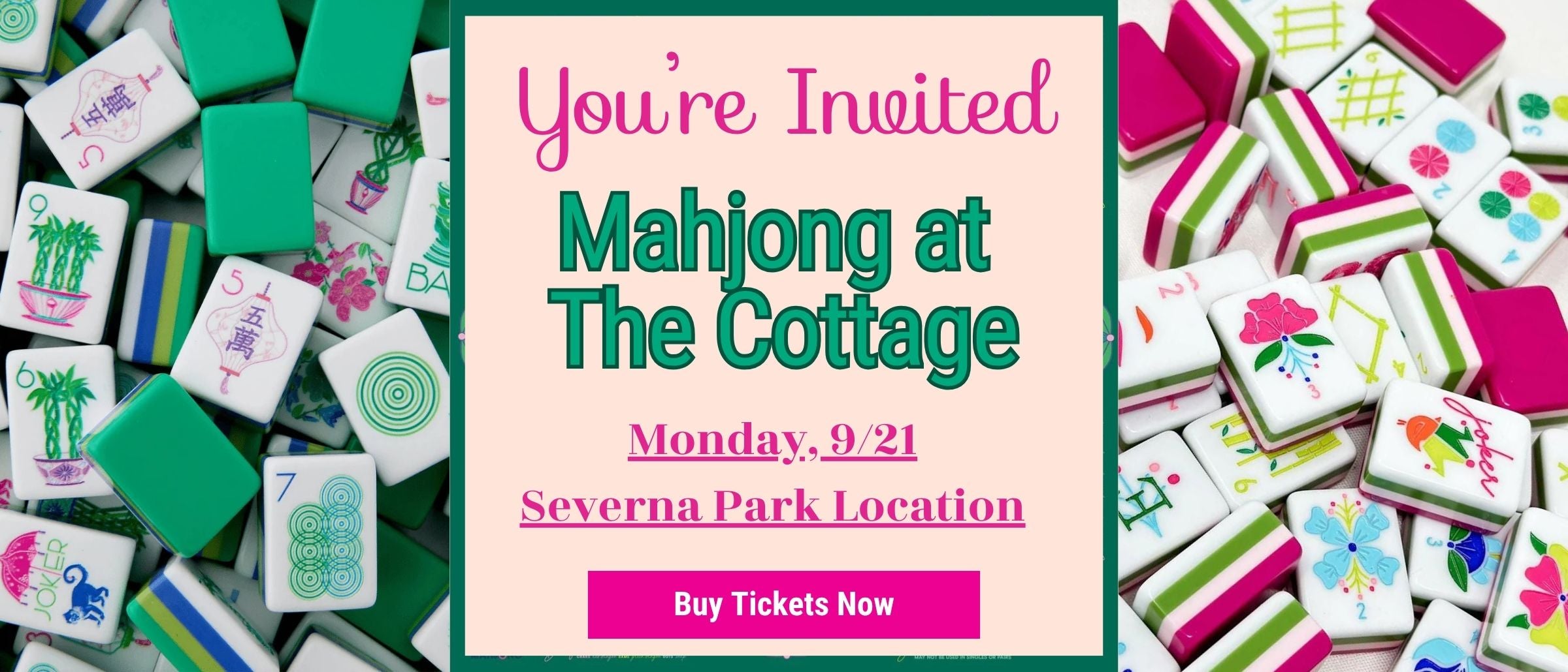 Mahjong at The Cottage