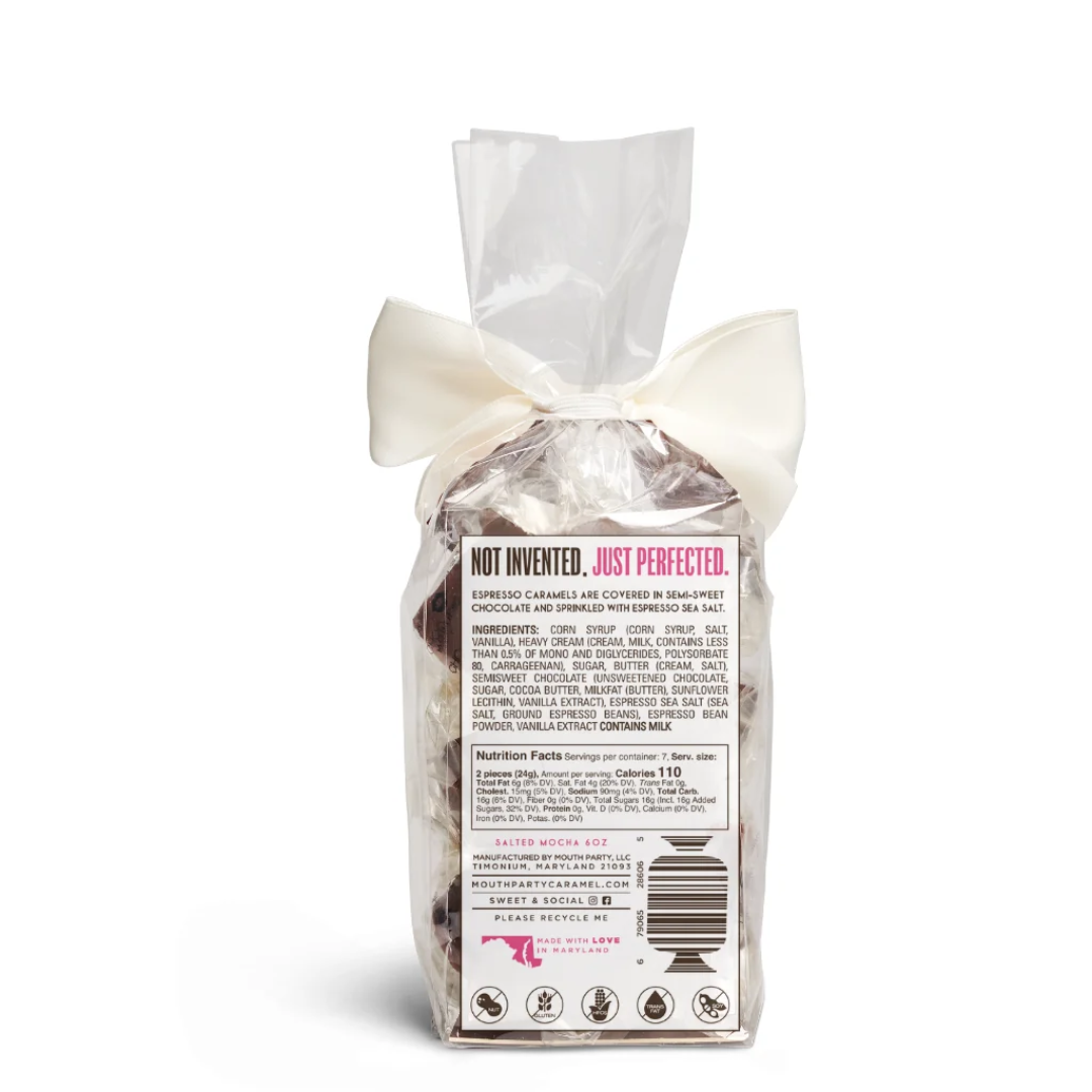 Mouth Party Caramel Gift Bag - 6oz - Salted Mocha