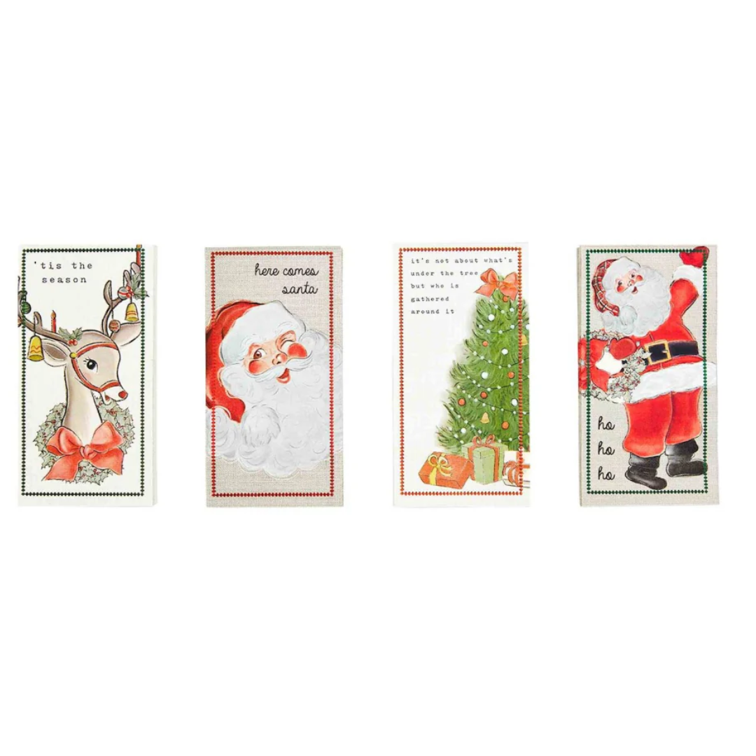 Mud Pie Christmas Guest Towel Set