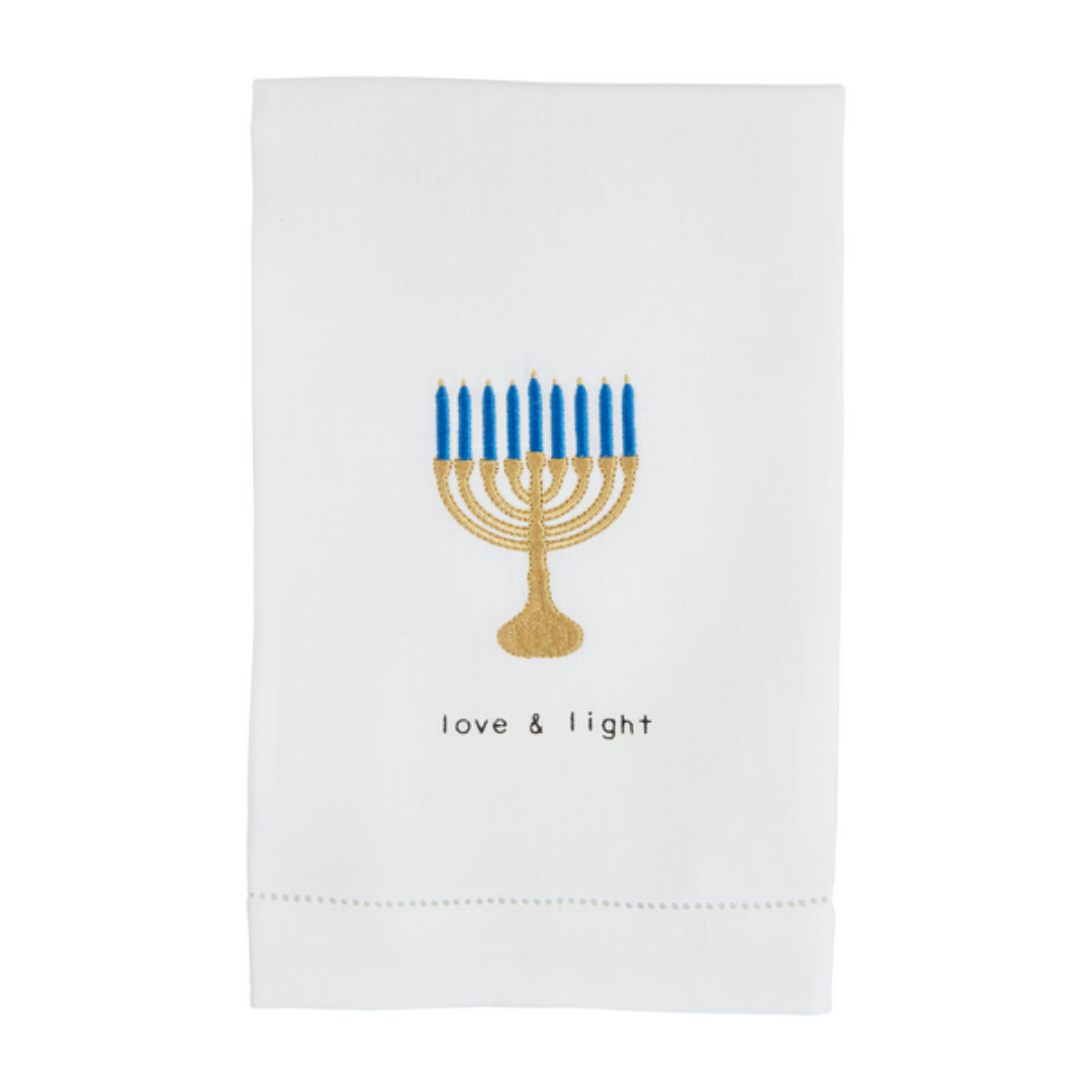 Mud Pie Hanukkah Applique Towel