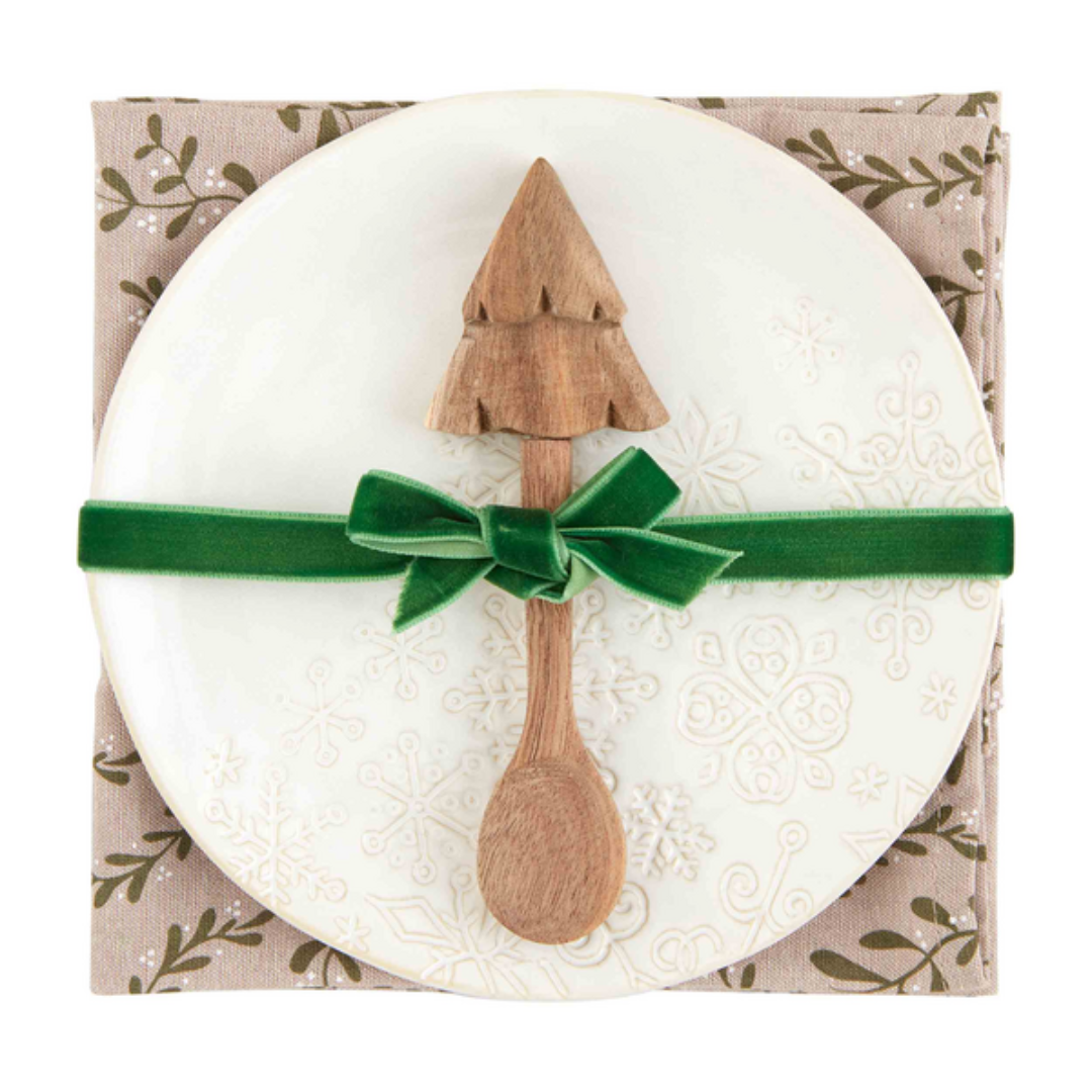 Mud Pie White Christmas Appetizer Set