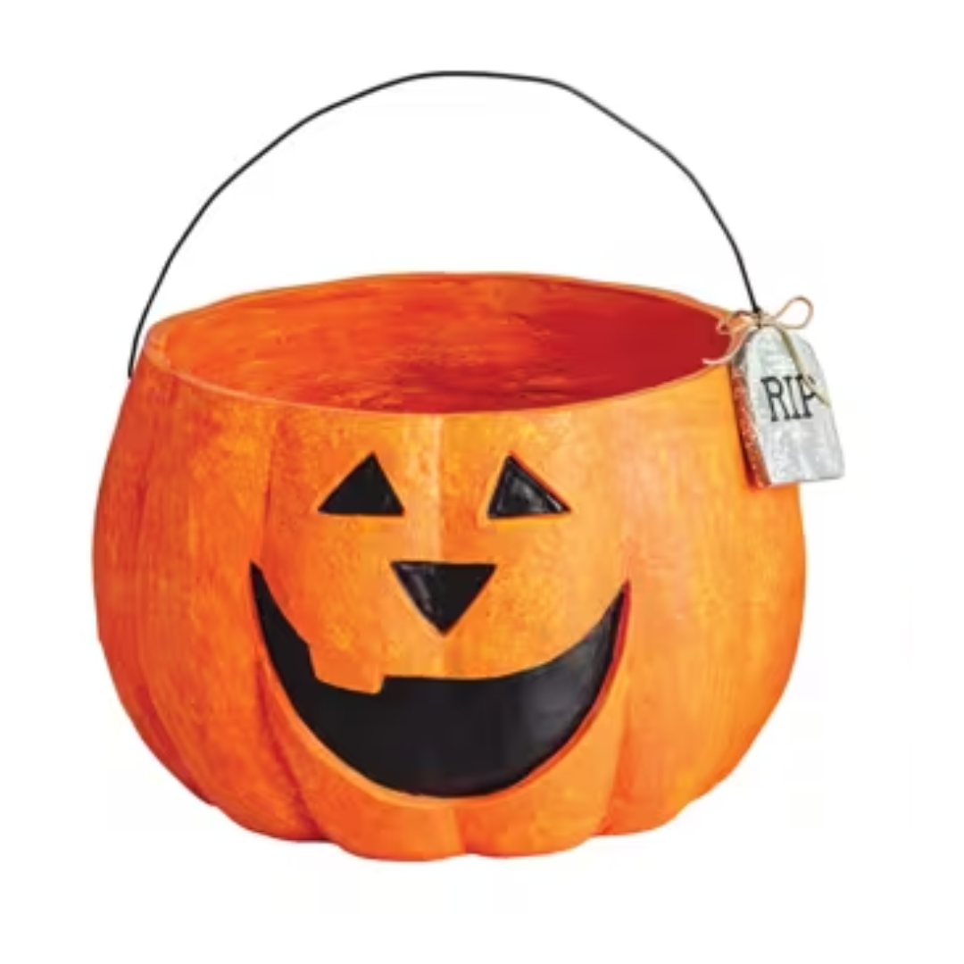 Mud Pie Jack-O-Lantern Treat Bucket