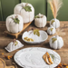 Mud Pie White Pumpkin Butter Dish