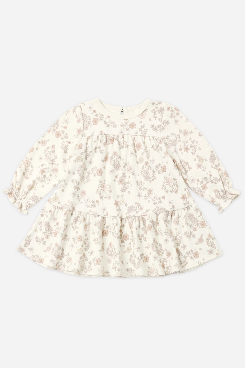 Tiered Dress Floral Vine