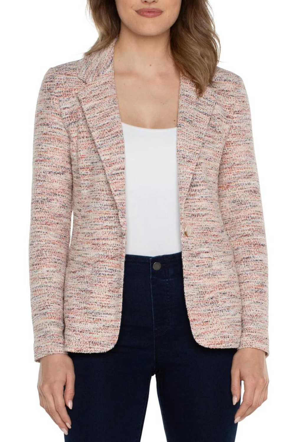 Liverpool Fitted Blazer - Lava Flow