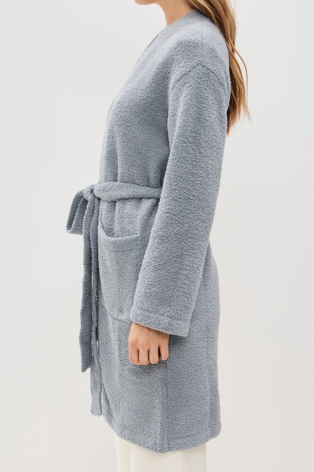 Barefoot Dreams CozyChic Solid Robe - Moonbeam