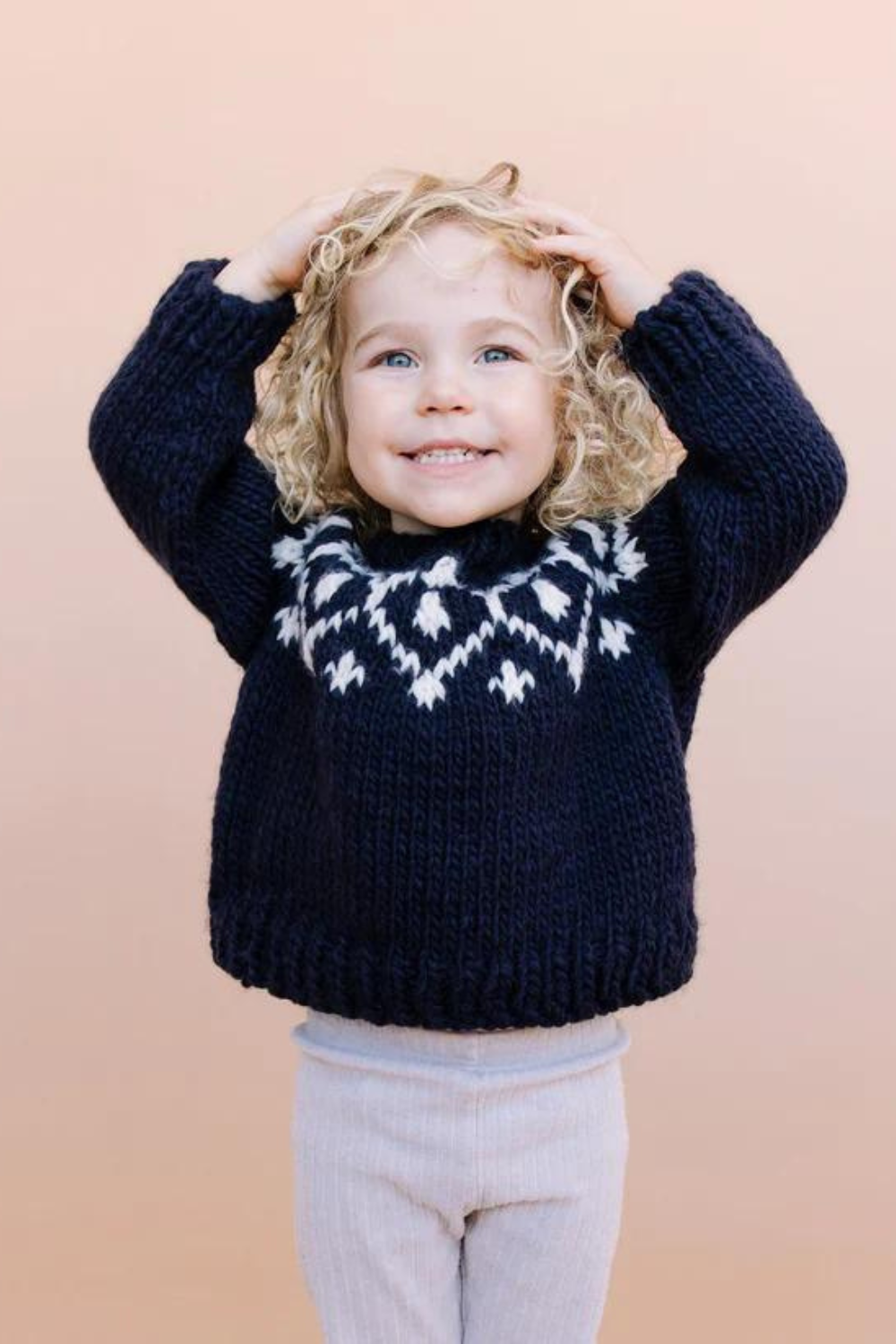 Blueberry Hill Baby Icicle Sweater - Navy
