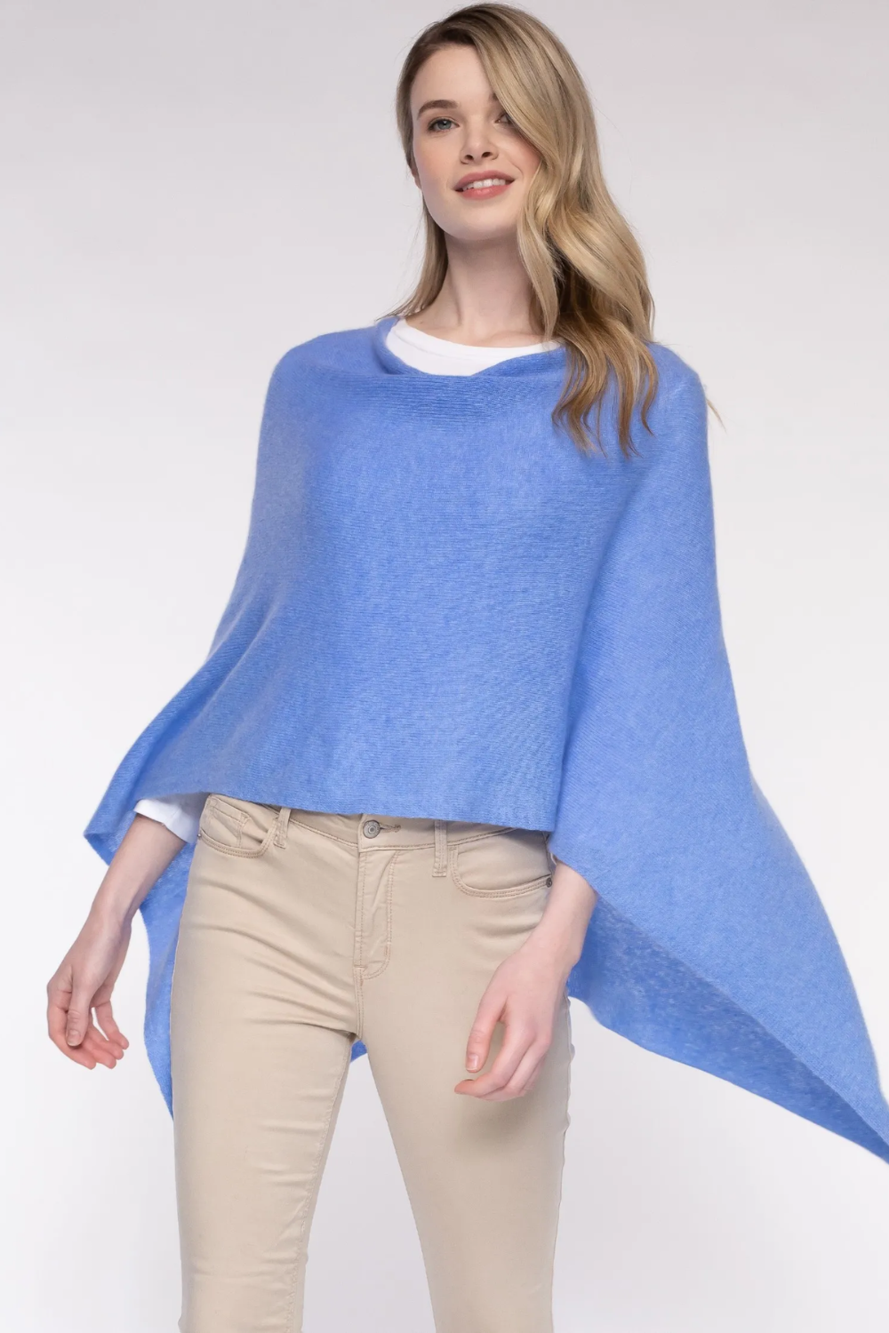 Alashan Cashmere Dress Topper - Blue Horizon