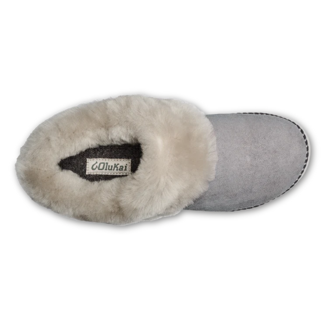 Olukai Ku'i Slippers - Fog/Mist Grey - The Cottage