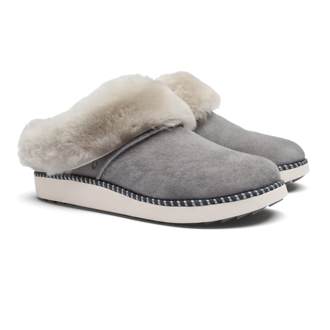 Olukai Ku'i Slippers - Fog/Mist Grey - The Cottage