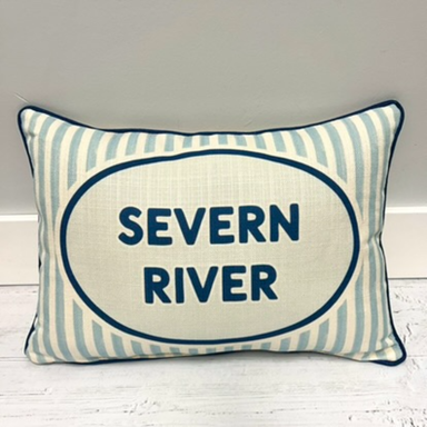 Oval Stripe Beach Pillow