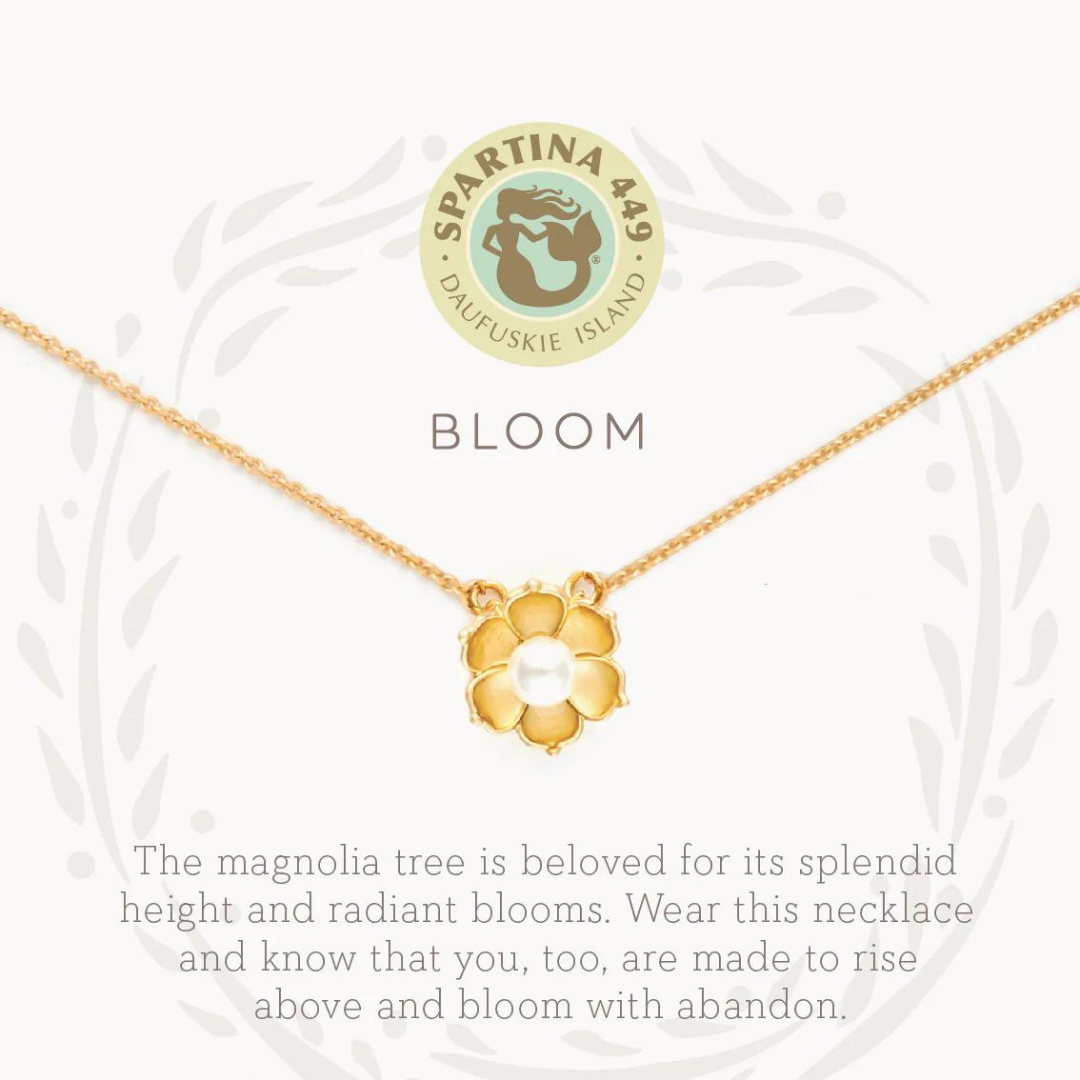 Spartina Sea La Vie Bloom Flower Necklace