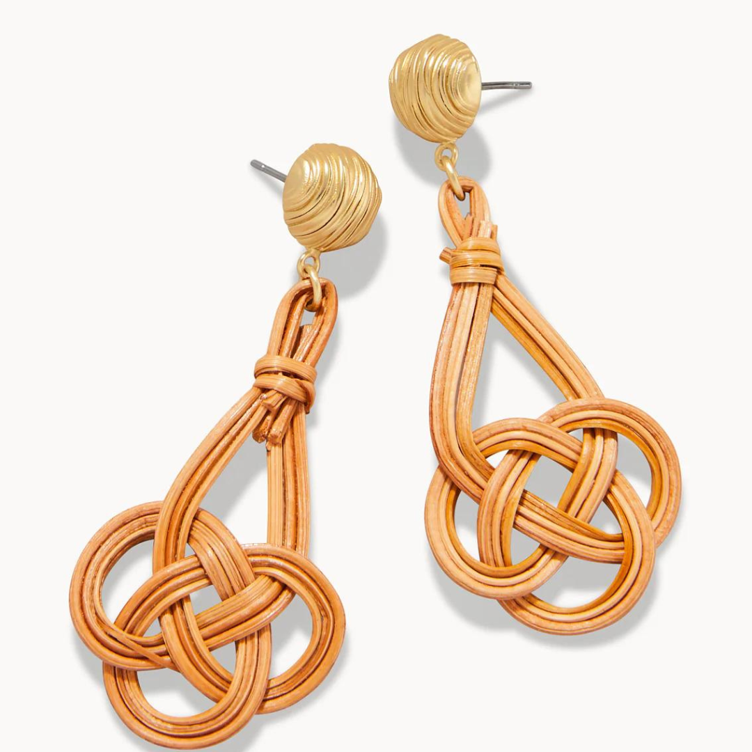 Spartina Woven Knot Earrings