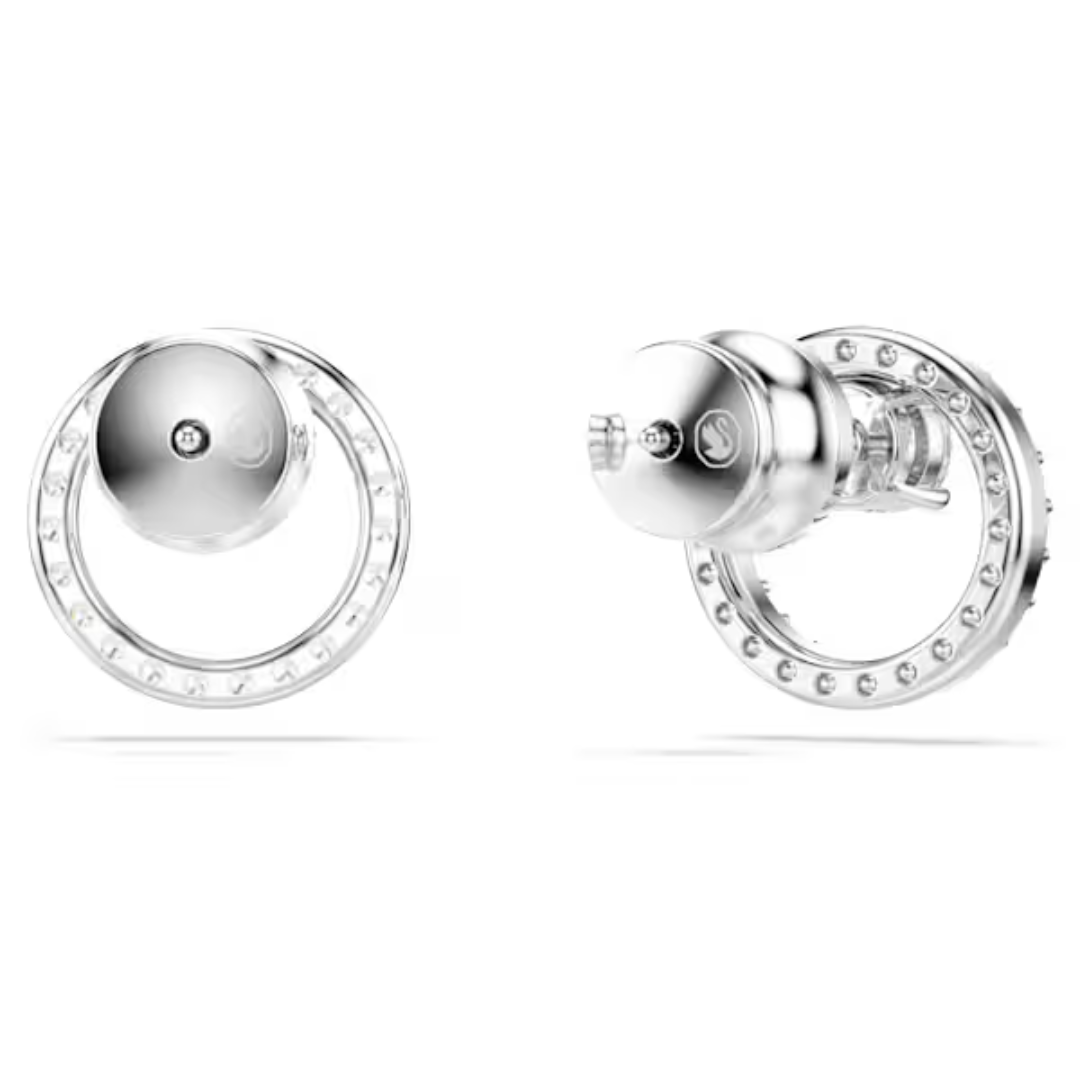 Swarovski Constella Stud Earrings - White/Rhodium