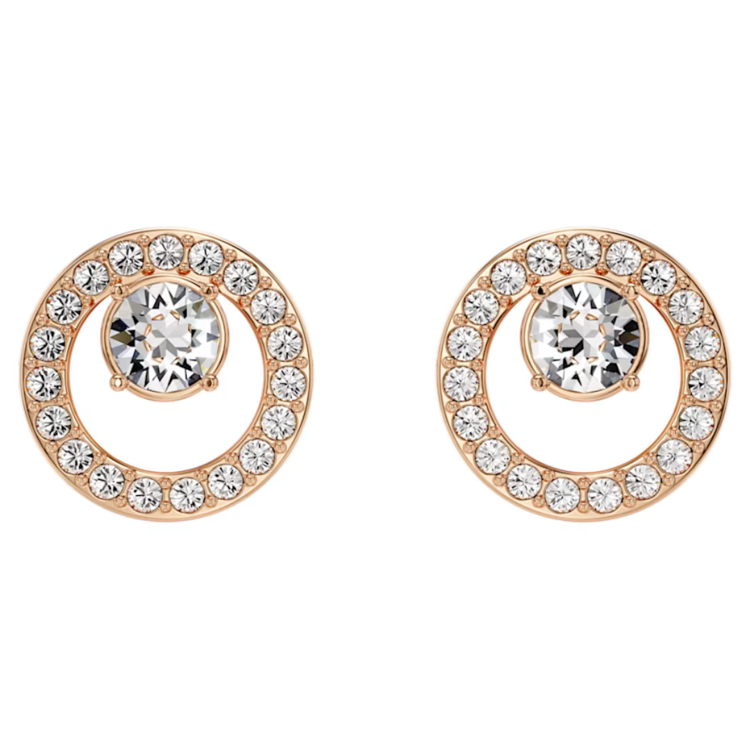 Swarovski Creativity Stud Earrings: Rose Gold - The Cottage