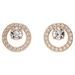 Swarovski Creativity Stud Earrings: Rose Gold - The Cottage