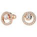 Swarovski Creativity Stud Earrings: Rose Gold - The Cottage