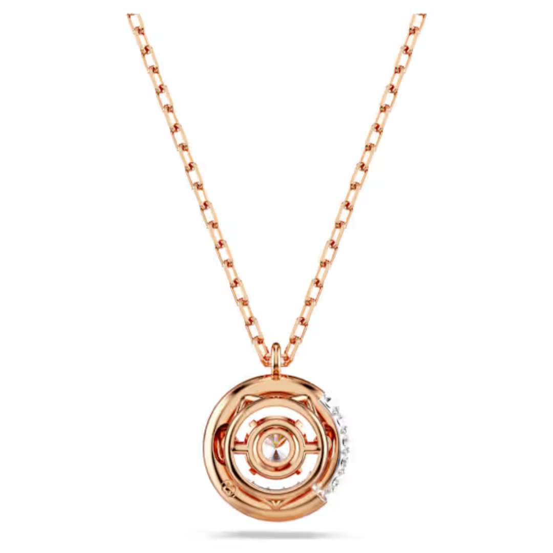 Swarovski Dextera Pendant Necklace - White/Rose Gold