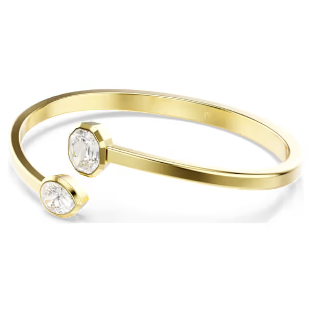 Swarovski Imber Bangle - White/Gold - Medium