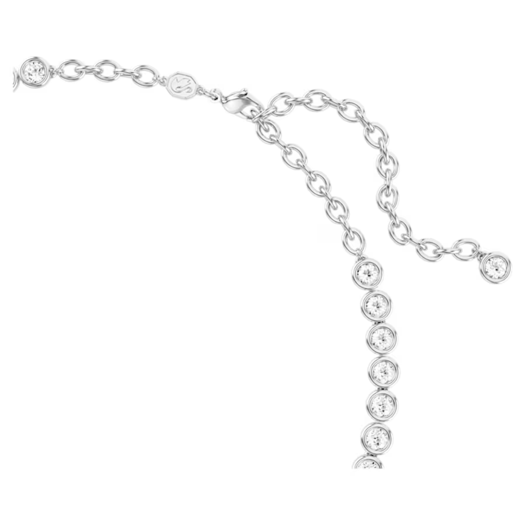 Swarovski Imber Tennis Necklace: Silver