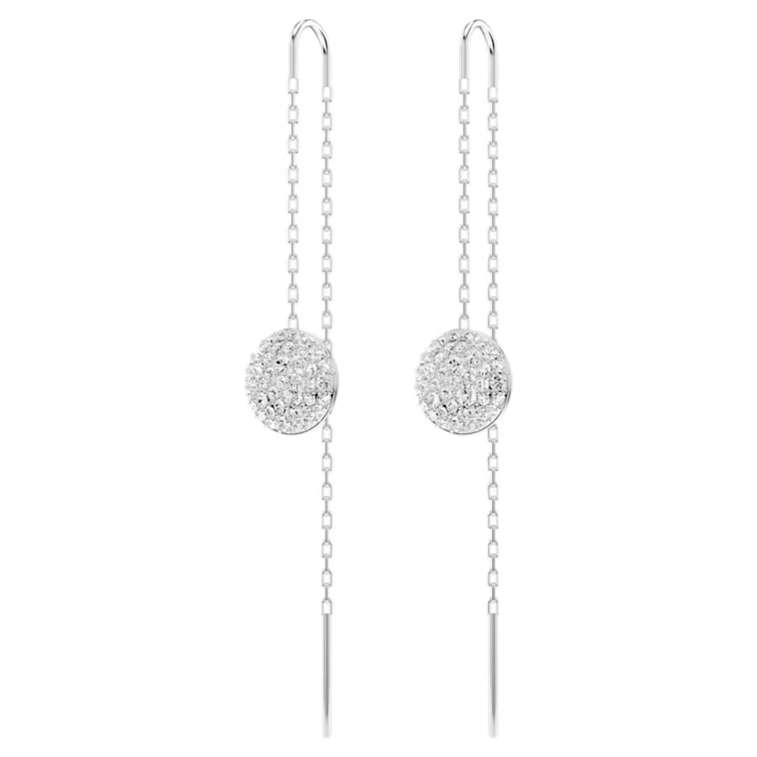 Swarovski Meteora Drop Earrings, Silver