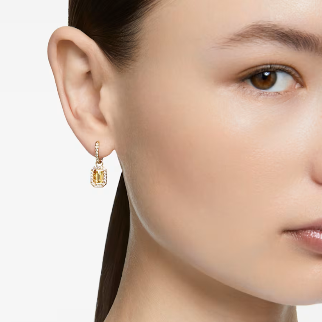 Swarovski Millenia Drop Earrings Gold