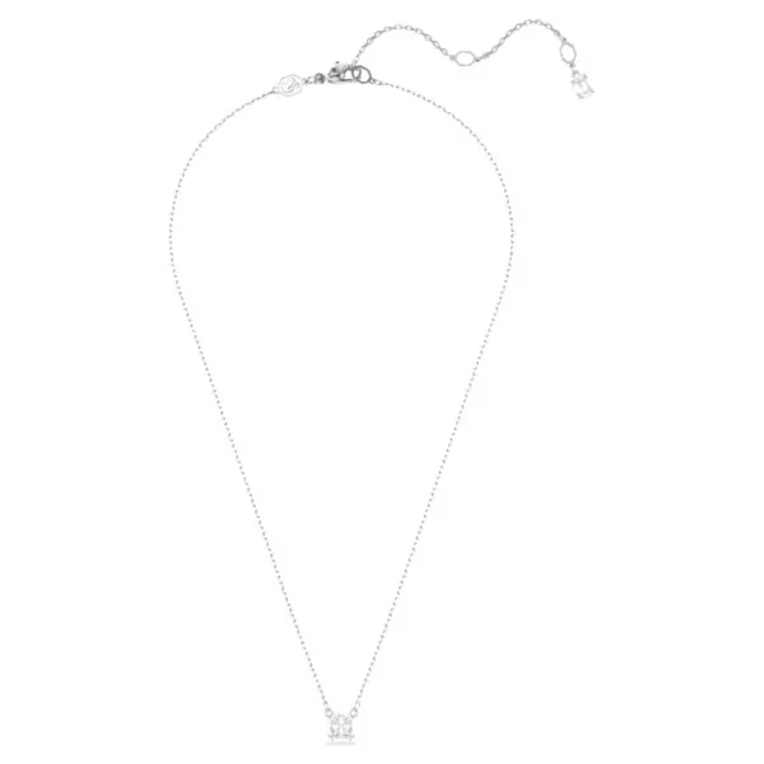 Swarovski Stilla Attract Pendant - White/Rhodium