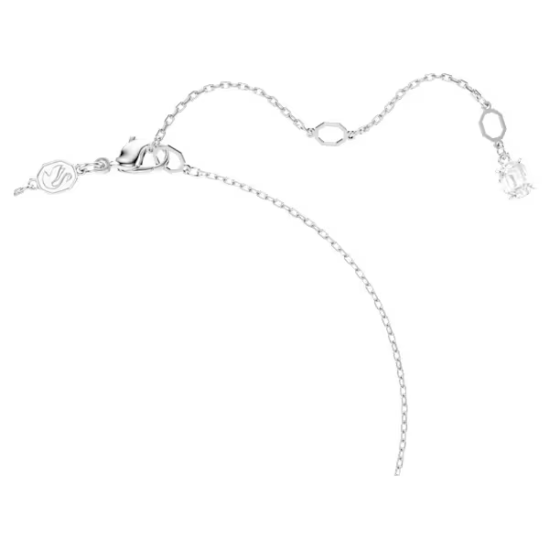 Swarovski Stilla Attract Pendant - White/Rhodium