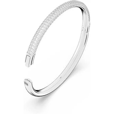 Swarovski Stone Bangle Silver, Small - The Cottage