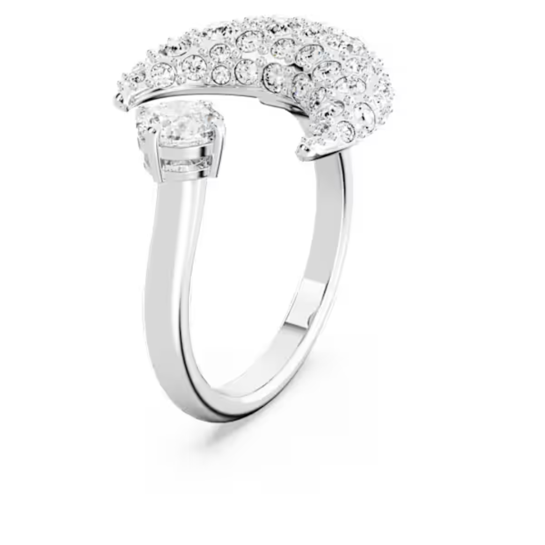 Swarovski Sublima Open Moon Ring - Silver - 55/7