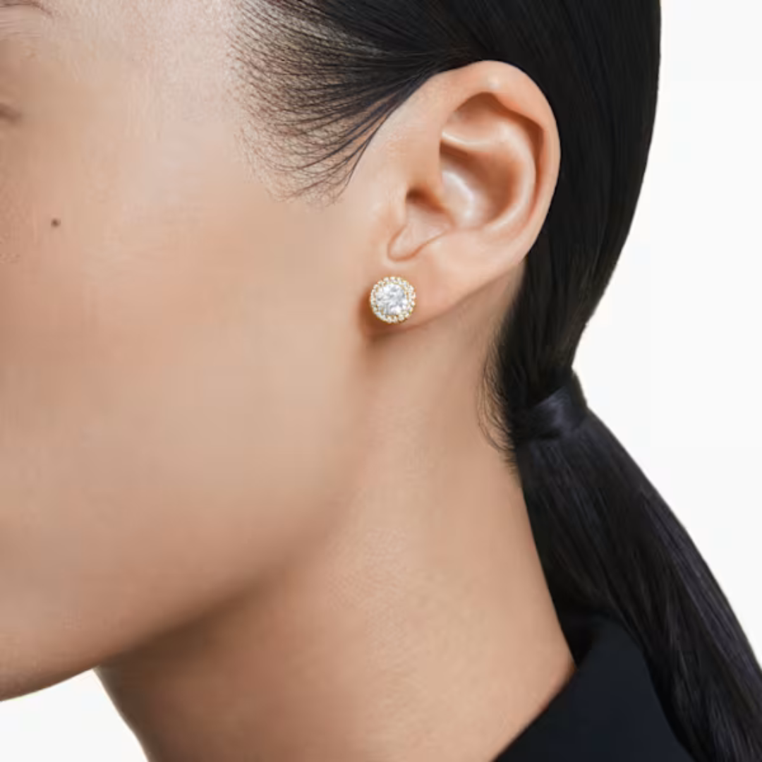 Swarovski Una Angelic Stud - White/Gold