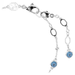 Round cut, Blue, Rhodium plated Swarovski_Imber_Bracelet2