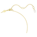 Swarovski Mesmera Necklace Heart, White, Gold-tone plated