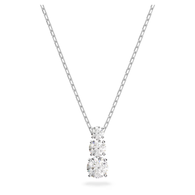 Swarovski Stilla Attract Pendant silver necklace with three stones