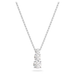 Swarovski Stilla Attract Pendant silver necklace with three stones