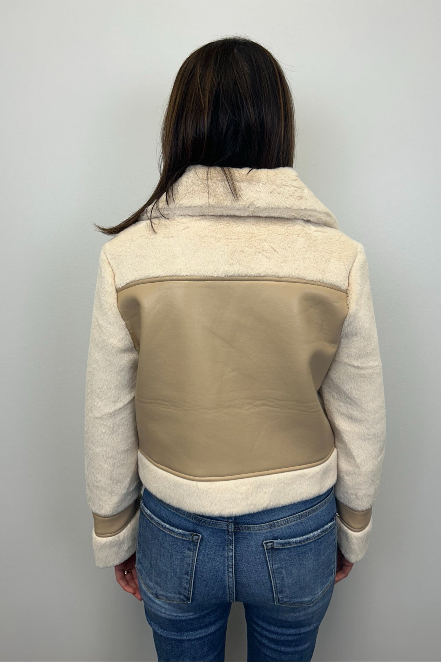 THML Two-Toned Cream Jacket