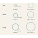 circle chart size