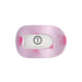 pink hair clip agaist white background