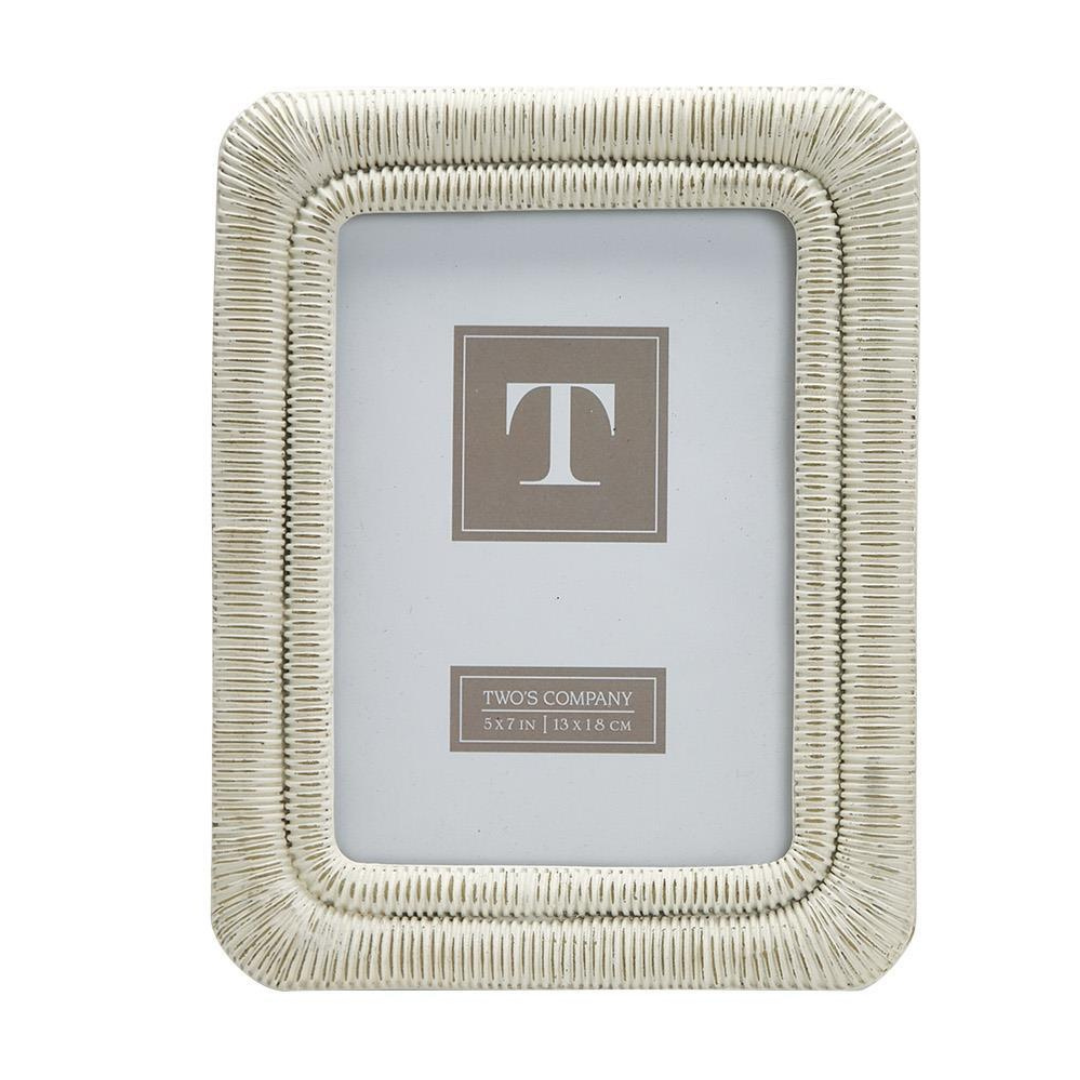 Two's Company Curved and Carved Photo Frame