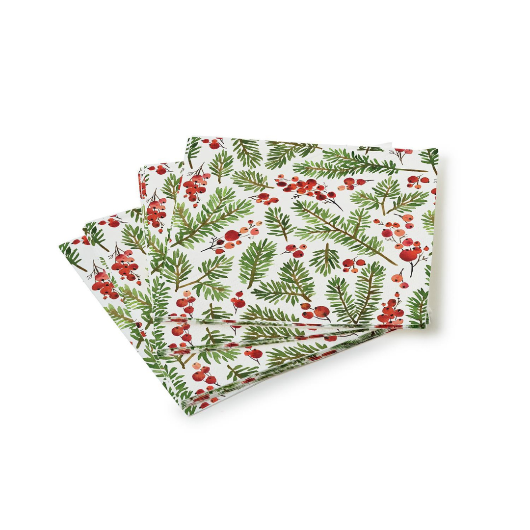 Two's Company Merry Berry Paper Napkins - The Cottage