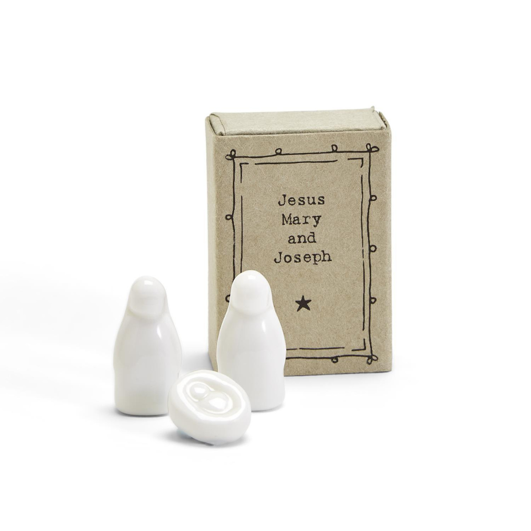 Two's Company Nativity Matchbox - The Cottage