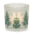 Two's Company Winter Forest Frosted Candleholders - The Cottage