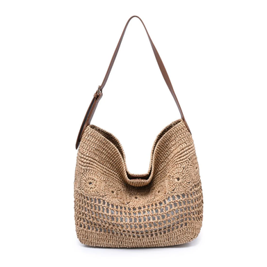 neutral bag on white background 