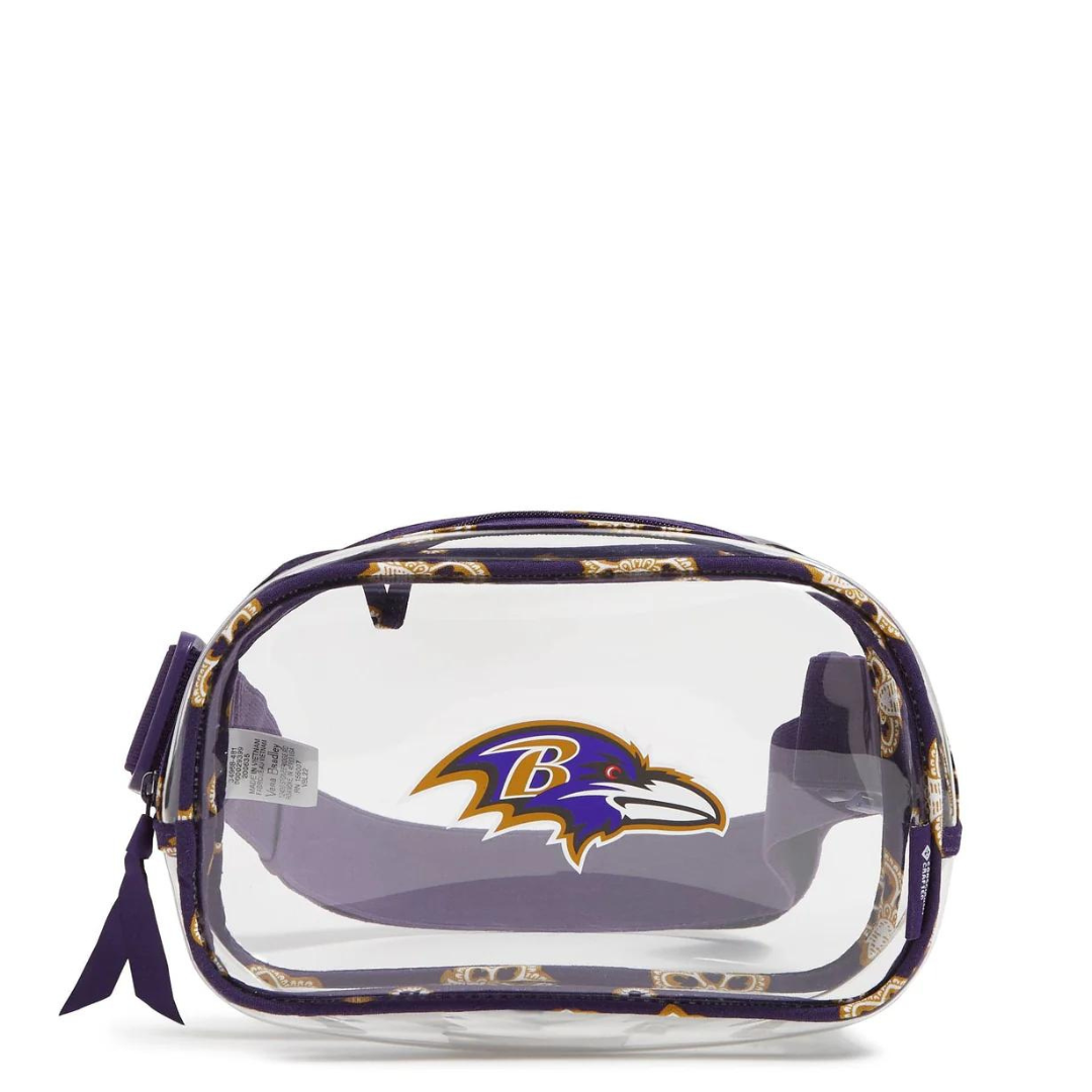 Vera Bradley Clear Small Belt Bag - Baltimore Ravens