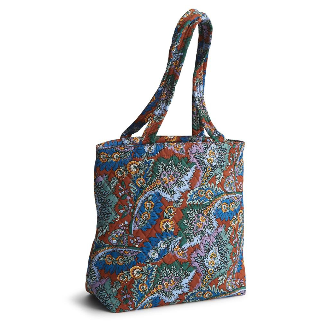 Vera Bradley Tote - Flowers + Feathers - The Cottage