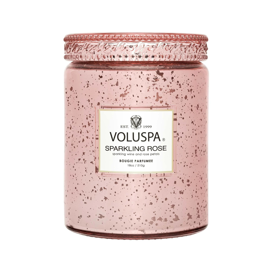 Voluspa Large Jar Candle - Sparkling Rose