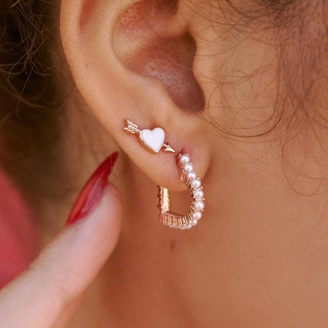Pura Vida Lovestruck Stud Earrings