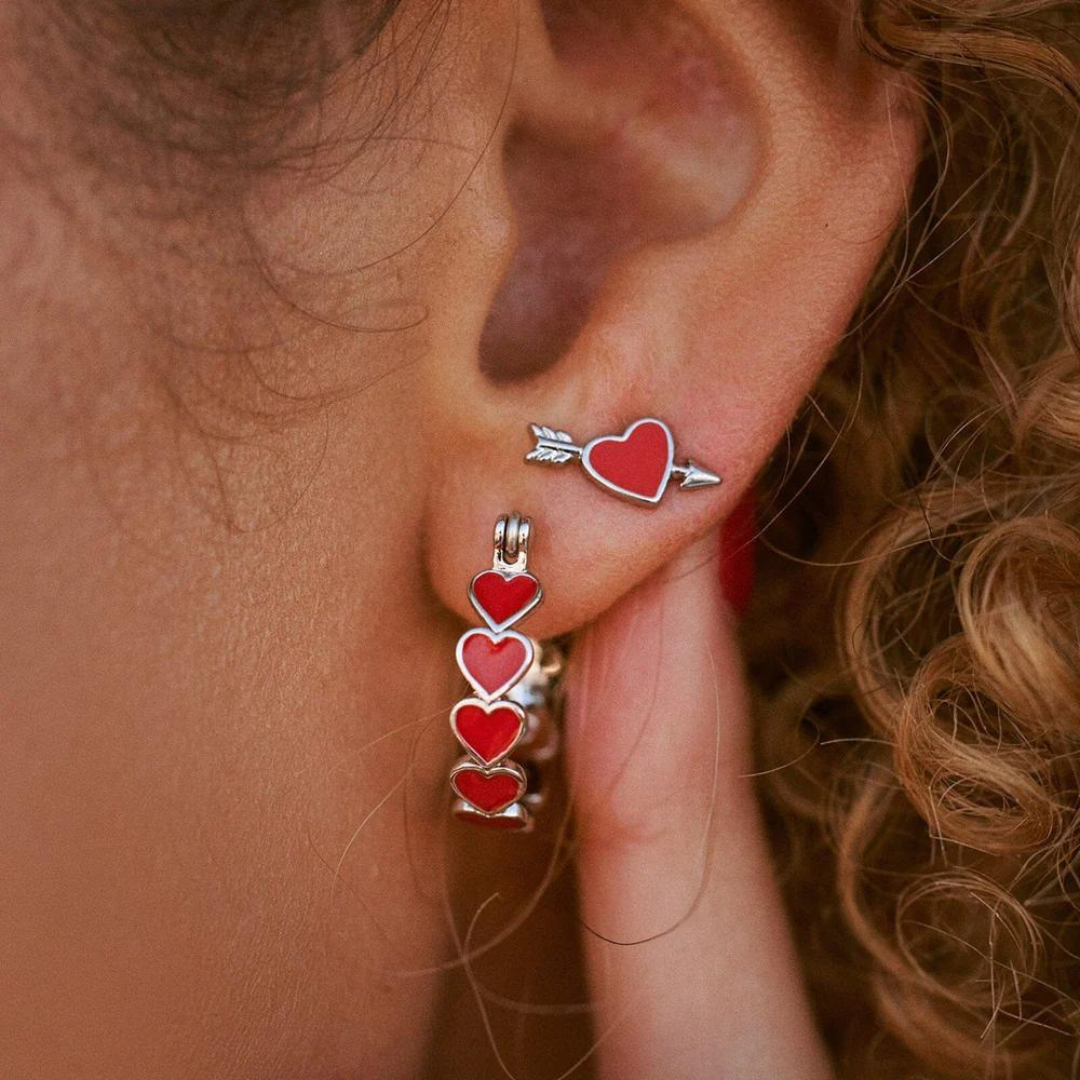 Pura Vida Lovestruck Stud Earrings