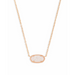 Kendra Scott Elisa Drusy Necklace - Rose Gold - The Cottage